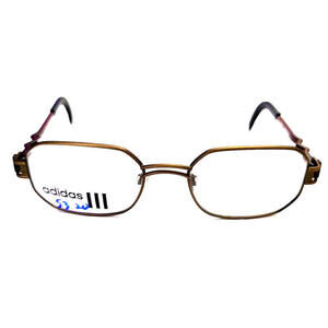 Adidas A707 40 6056 Vintage Masters Brown Black Eyeglasses 53-20 140 Austria New